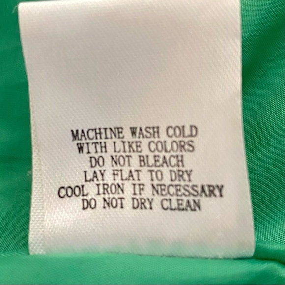 Cynthia Rowley Green Quilted Zip-up Sleeveless Puffer Vest Sz Large Solid Layer - Picture 15 of 16